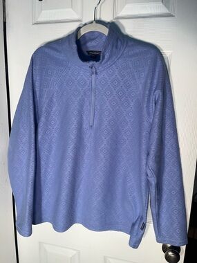 Women’s Eddie Bauer 1/4 Zip Textured Pullover Jacket Size Large L